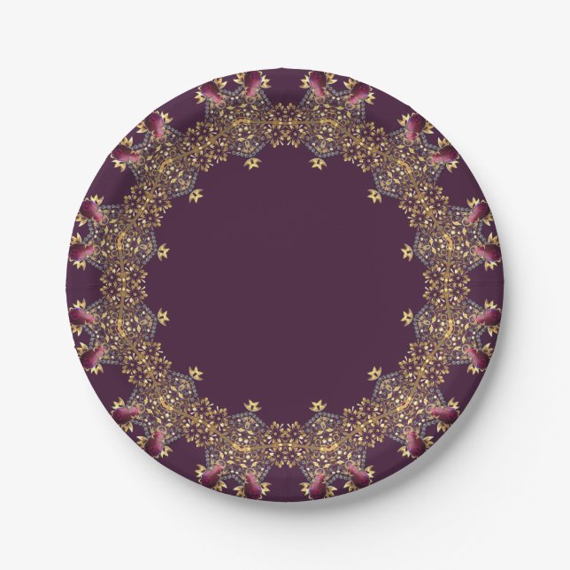Assiettes En Carton Plaque (Devant)