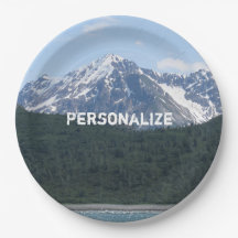 Plaque à papier de montagne