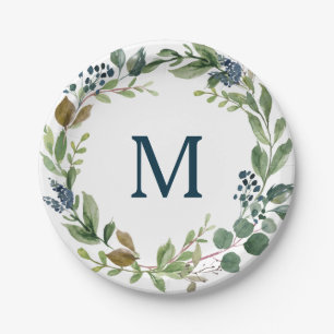 Assiettes En Carton Plaque à papier de verdure de Fête de la mariée