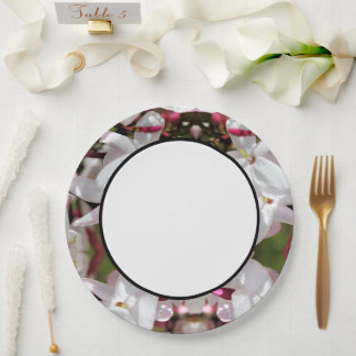 Assiettes En Carton Plaque blanche en papier Jasmine