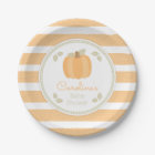 Plaque de Baby shower Citrouille d'automne