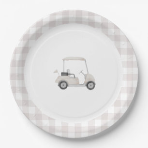 Assiettes En Carton plaque de baby shower de golf neutre