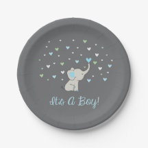 Plaque de Baby shower éléphant, C'est une plaque d