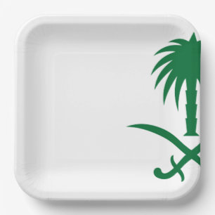 Assiettes En Carton plaque de conception saoudienne
