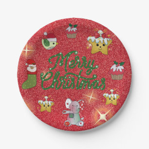 Assiettes En Carton Plaque de couleur vive