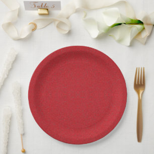 Assiettes En Carton Plaque de la tomate Red Noise Texture Party - Pers