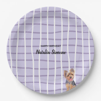 Assiettes En Carton Plaque de marionnettes - Yorkie