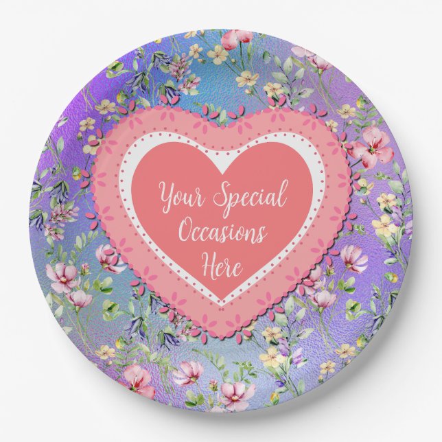 Assiettes En Carton Plaque de papier (Devant)