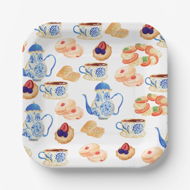 Assiettes En Carton Plaque de papier (Recto)