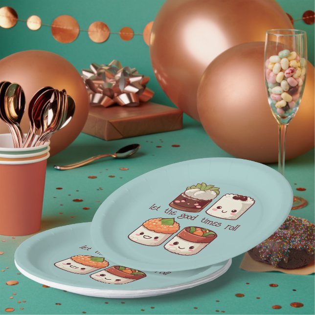 Assiettes En Carton Plaque de papier (Multi)