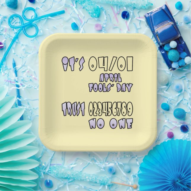 Assiettes En Carton Plaque de papier (Fête)