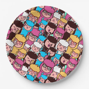 Assiettes En Carton Plaque de papier Alpaca/Llama