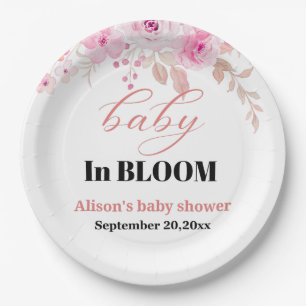 Assiettes En Carton plaque de papier baby shower