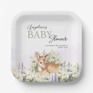 Assiettes En Carton Plaque de papier baby shower