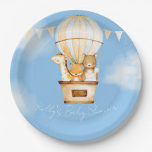 Plaque de papier Baby shower pour ballons à air ch