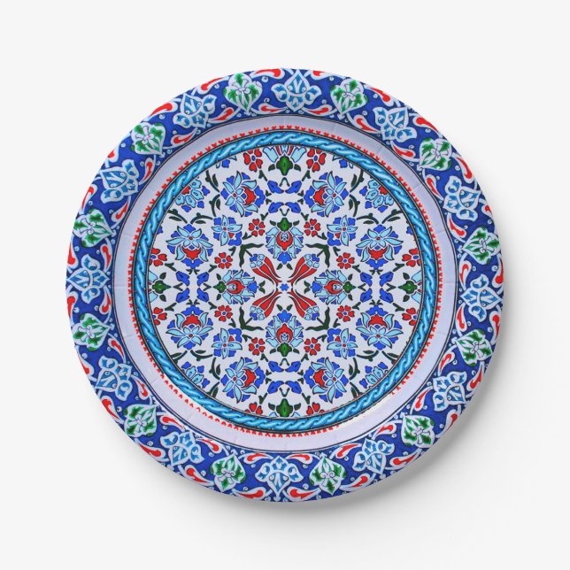 Assiettes En Carton Plaque de papier d'art turc (Devant)