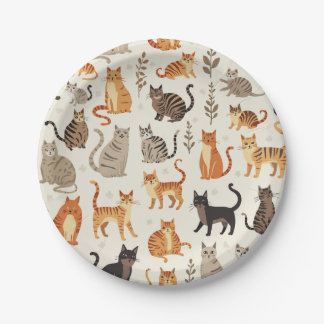 Assiettes En Carton Plaque de papier de chat