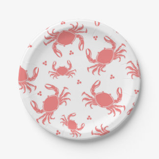 Assiettes En Carton Plaque de papier de crabe