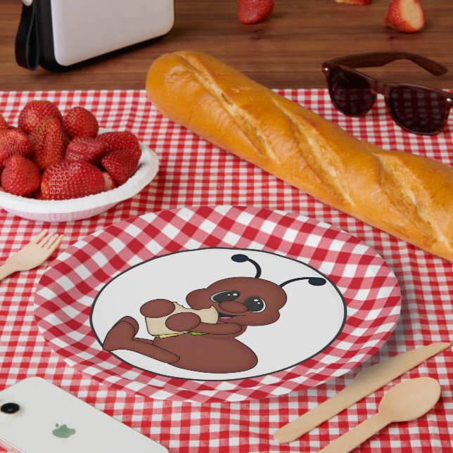 Assiettes En Carton Plaque de papier de la fête de pique (Pique-nique)