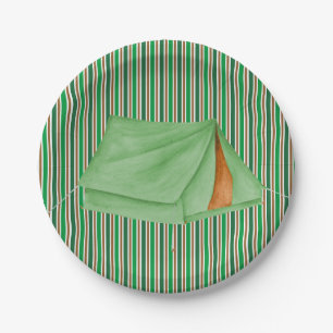 Assiettes En Carton Plaque de papier du camp de camping