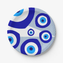 Plaque de papier "Evil Eye"