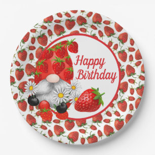 Assiettes En Carton Plaque de papier glacé Berry Happy