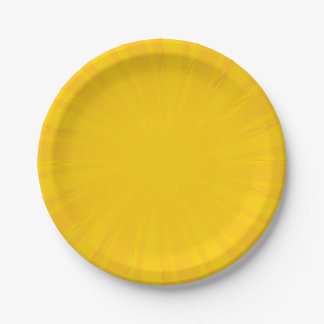 Assiettes En Carton Plaque de papier jaune
