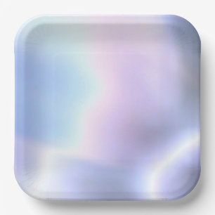 Assiettes En Carton Plaque de papier Lilac Lights