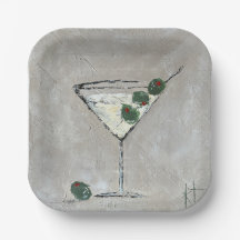 Plaque de papier Martini Time 7"