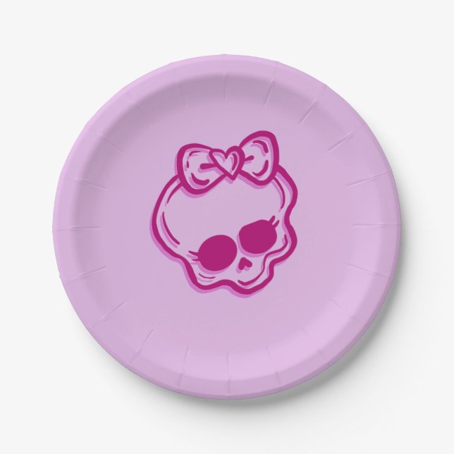 Assiettes En Carton Plaque de papier Monster High (Devant)