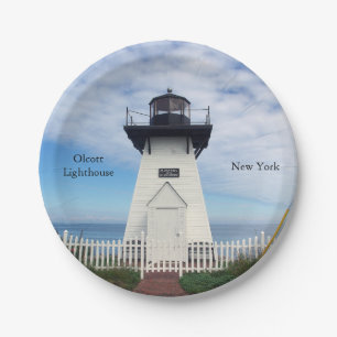 Assiettes En Carton Plaque de papier Olcott Lighthouse