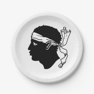 Assiettes En Carton Plaque de papier patriotique avec drapeau de la Co