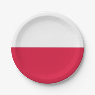 Assiettes En Carton Plaque de papier patriotique avec drapeau de la Po