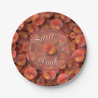 Assiettes En Carton Plaque de papier Peachs
