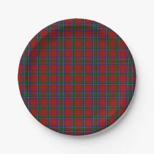 Assiettes En Carton Plaque de papier plan Sinclair Clan Tartan