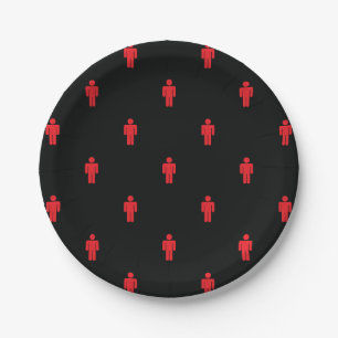 Assiettes En Carton Plaque de papier pour homme de feux de circulation