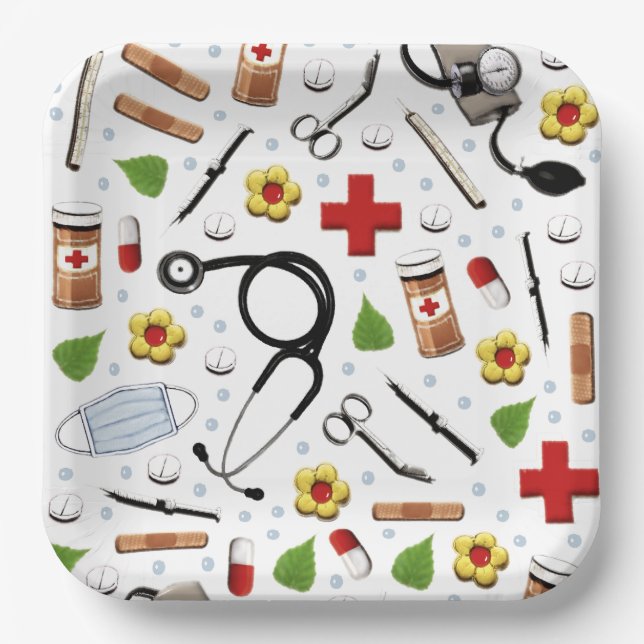 Assiettes En Carton Plaque de papier pour le groupe de finition de l'é (Recto)