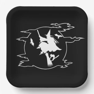 Assiettes En Carton Plaque de papier pour partie d'Halloween