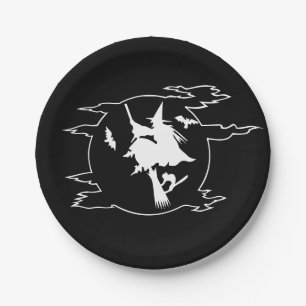 Assiettes En Carton Plaque de papier pour partie d'Halloween