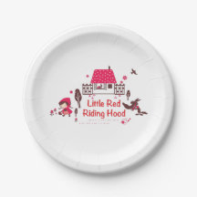 Plaque de papier Red Riding Hood