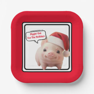 Assiettes En Carton Plaque de papier sortie Piggin