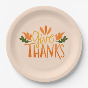 Assiettes En Carton Plaque de papier Thanksgiving