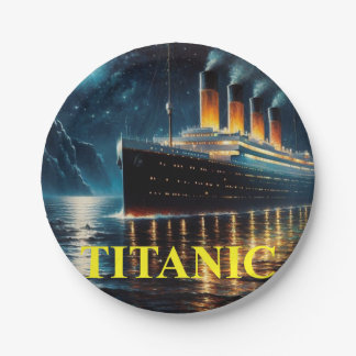 Assiettes En Carton Plaque de papier Titanic