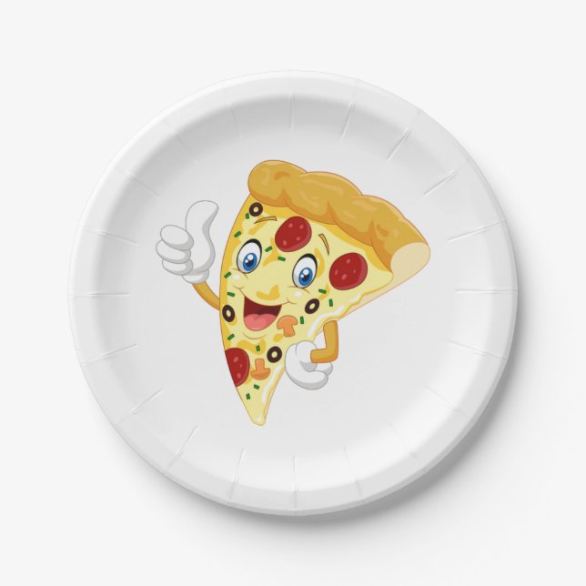 Assiettes En Carton Plaque de pizza (Devant)