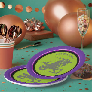 Assiettes En Carton Plaque en papier Capricorne