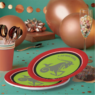 Assiettes En Carton Plaque en papier Capricorne