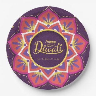 Assiettes En Carton Plaque en papier Diwali