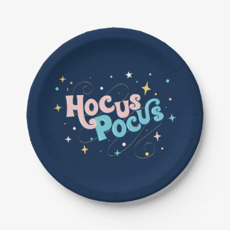 Assiettes En Carton Plaque en papier Hocus Pocus