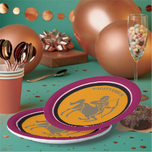 Assiettes En Carton Plaque en papier Sagittarius