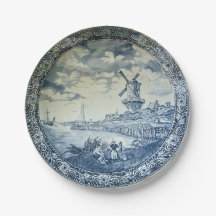 Plaque hollandaise Blue Delft